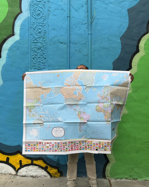 Hammond World Map Collectors Series, Missing 2 Flags