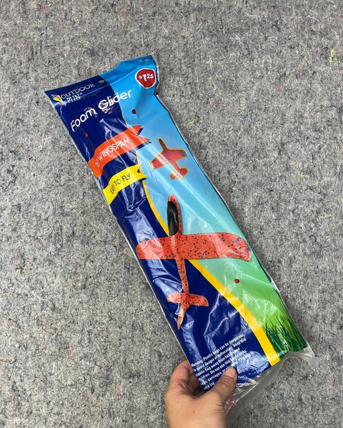 Outdoor Fun Foam Glider Airplane