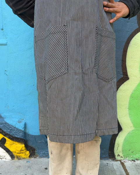 Striped Apron with Pockets