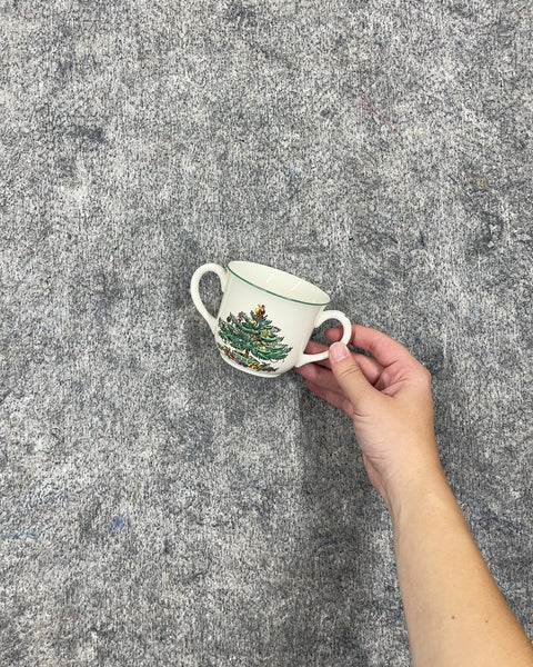 Spode Christmas Tree Two-Handled Mug