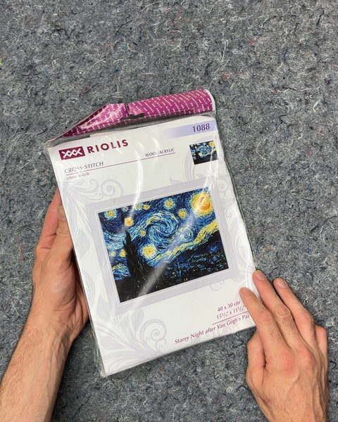 RIOLIS Cross-Stitch Kit Starry Night after Van Gogh's Painting