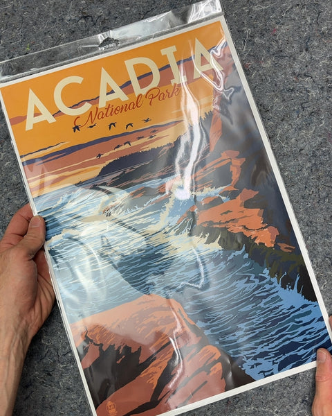 Acadia National Park Art Print, 12x18"