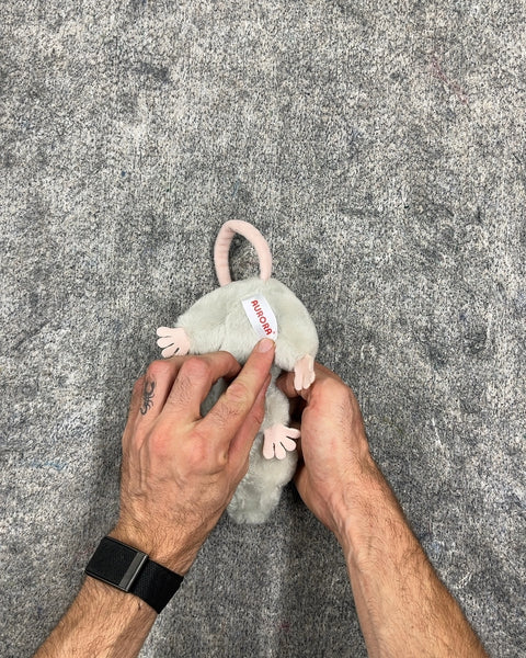 Aurora Gray Plush Rat Toy