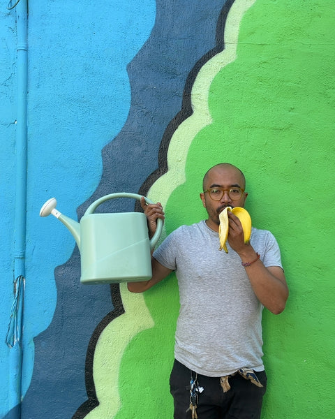 Mint Green Watering Can