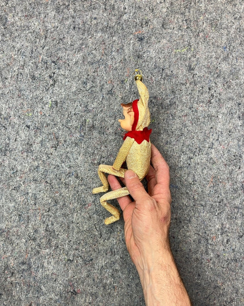 Vintage Christmas Elf Ornament