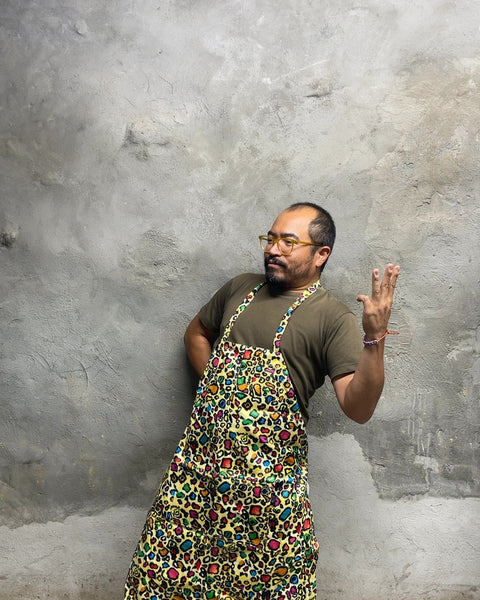 Colorful Leopard Print Apron