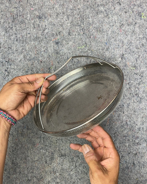 Stainless Steel Steamer Basket, 9.5"
