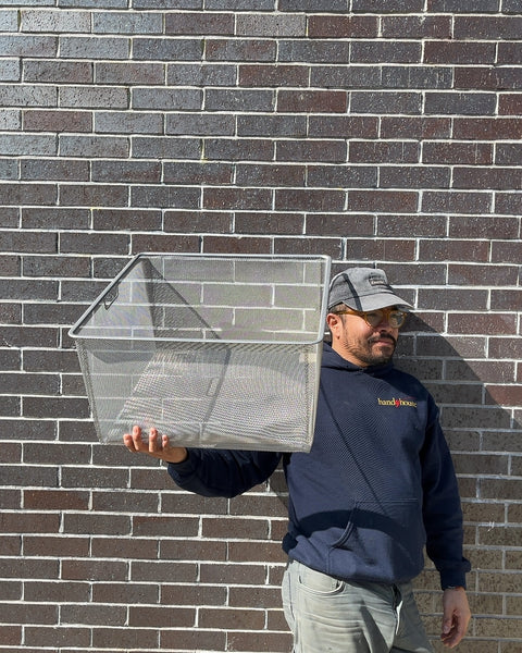 Elfa Mesh Cabinet Drawer / Basket, 20x20x11"