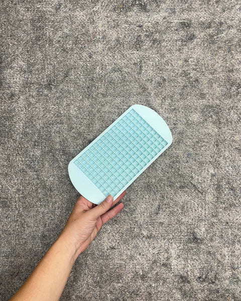 Light Blue Silicone Mini Ice Cube Tray