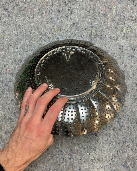 Collapsible Stainless Steel Steamer Basket