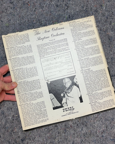 The New Orleans Ragtime Orchestra Volume II Vinyl Record