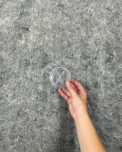 Clear Plastic Spice or Garlic Hand Grinder