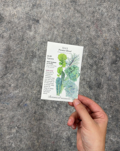 Kale Premier Blend Seed Packet