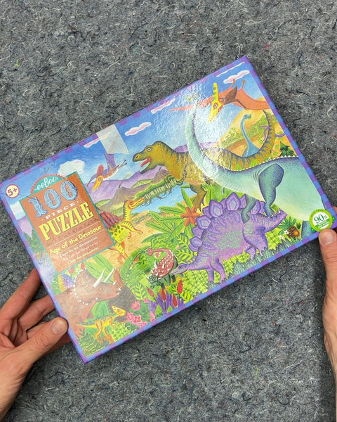 eeboo 100 Piece Age of the Dinosaur Puzzle