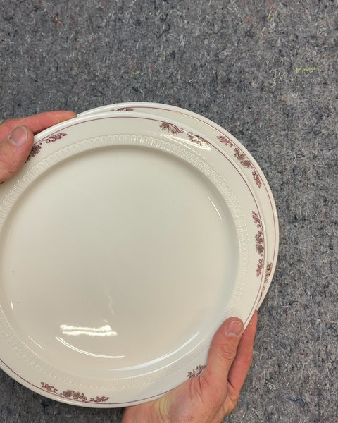 Two More Vintage Syracuse China Dinner Plates