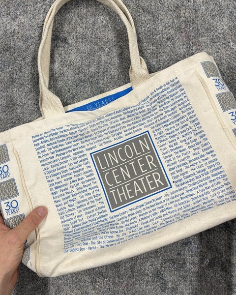 Lincoln Center Theater 30 Years Nice Canvas Tote Bag