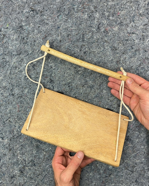Urban Outfitters Asher Rope Hanging Wall Shelf