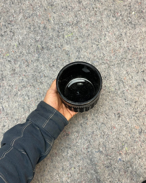 Sultry Black Glass Bowl