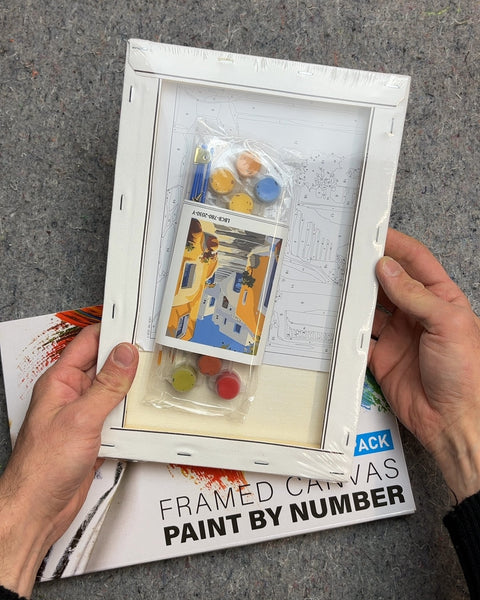 Framed Canvas Paint By Number Kit, 8x12"
