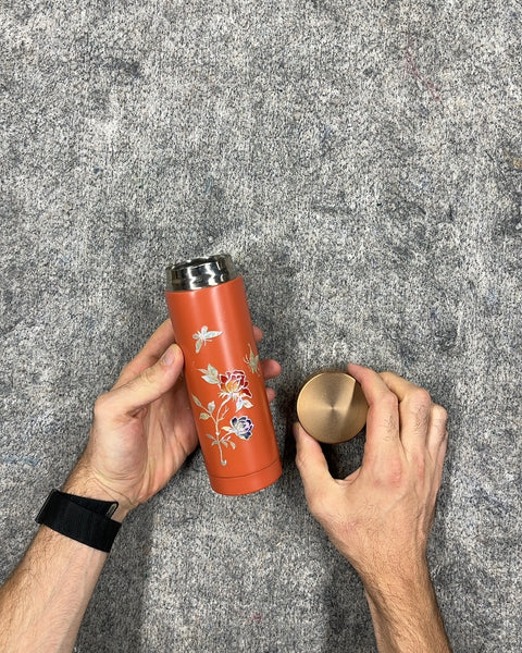 February Mountain Mother Of Pearls Korean Insulated Tumbler
