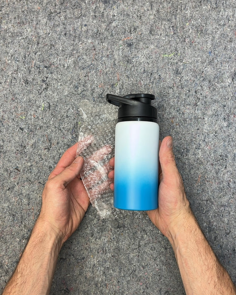 Brand New Ombre Blue and White Water Bottle