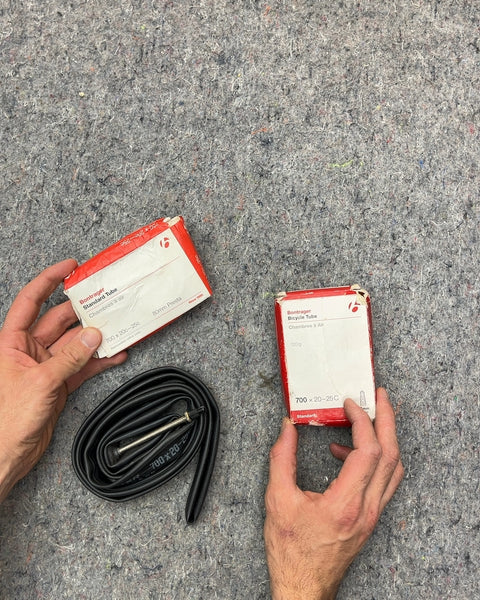 Two Bontrager Standard Bicycle Tubes 700 x 20-25C