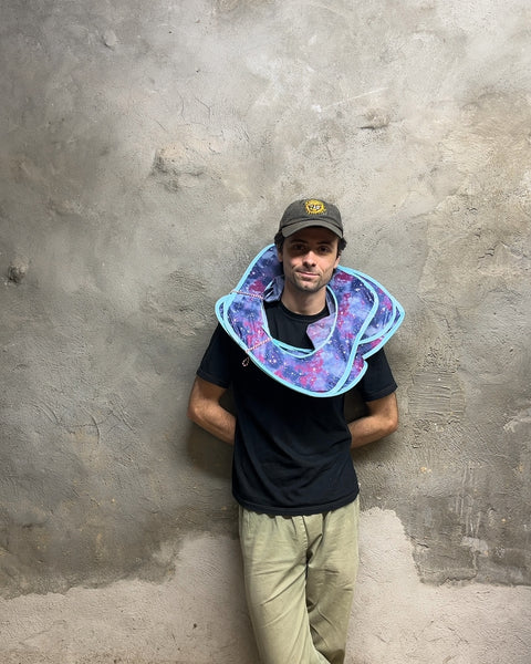 Collapsible Galaxy Print Cat Tunnel