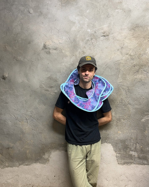 Collapsible Galaxy Print Cat Tunnel