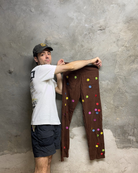 Market Smiley Contemporary Art Market Pants, Size M