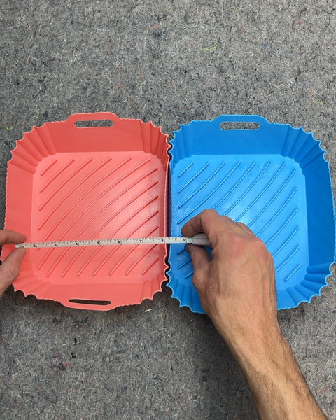 Set of 2 Silicone Air Fryer Liners, 8"