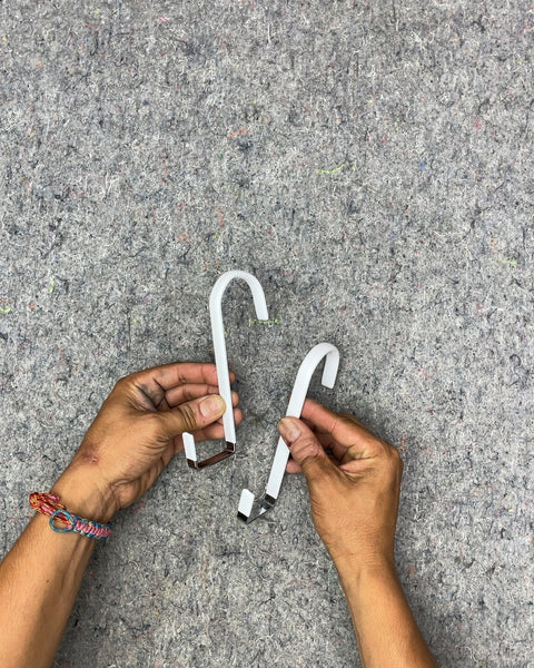 White Over-the-Door Hooks