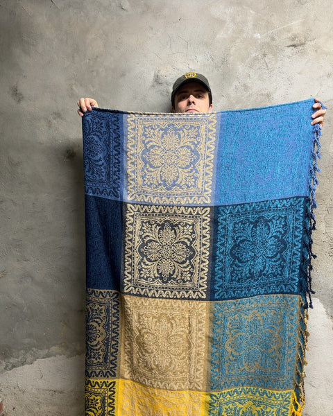Nice Bohemian Pattern Fringe Throw Blanket, 60x80"