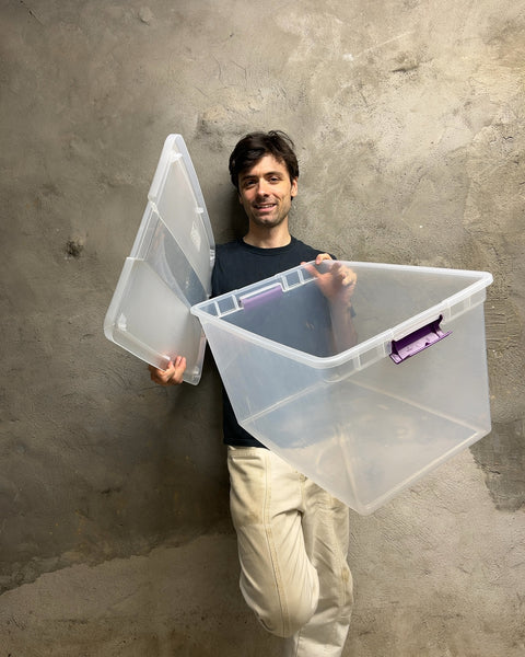 Sterilite Clear Plastic Latching Storage Box with Lid