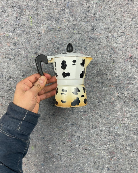 Cow Print Moka Pot