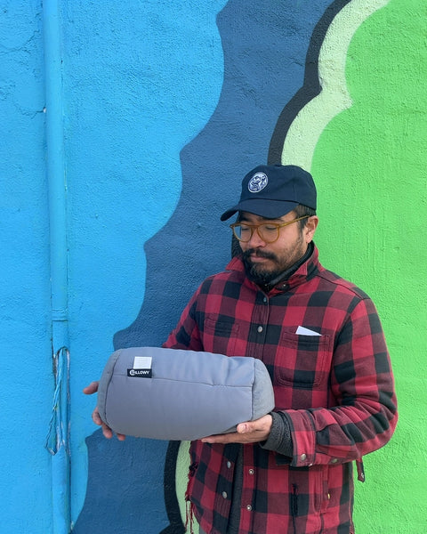 Pillowy Gray Travel Pillow