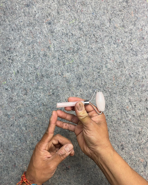 Rose Quartz Facial Roller