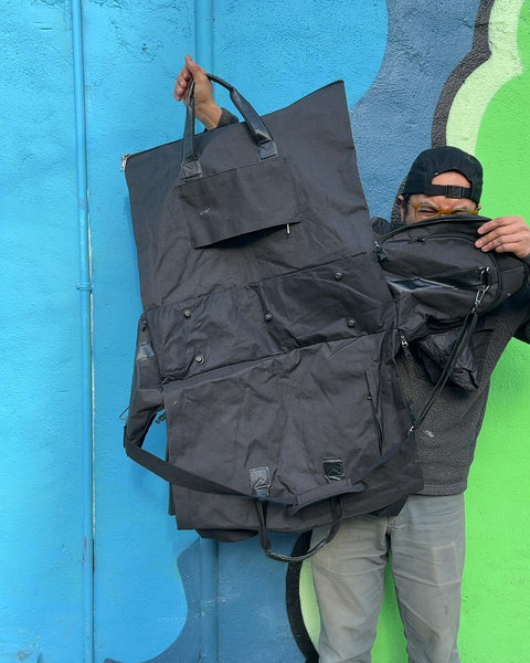 Black Garment Duffel Bag
