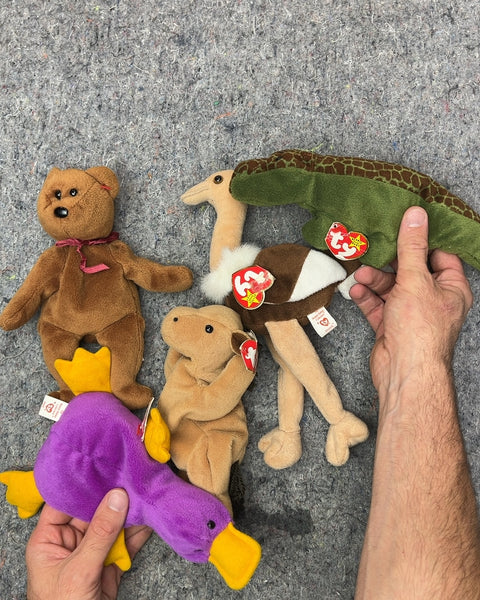 Ty Beanie Babies Plush Animals Lot