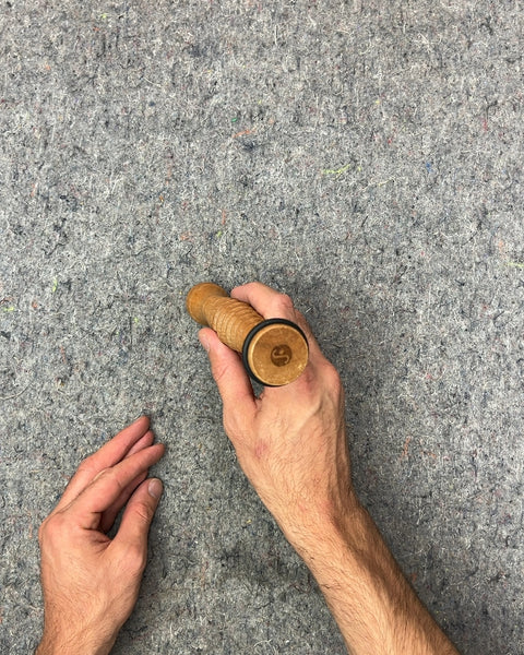Wooden Ribbed Massager
