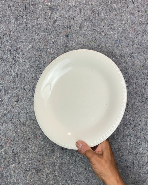 Home Cream Dinner Plate, 10"