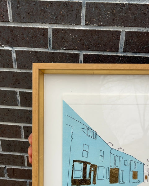 Framed Super Pretty Architectural Print, 15x15"