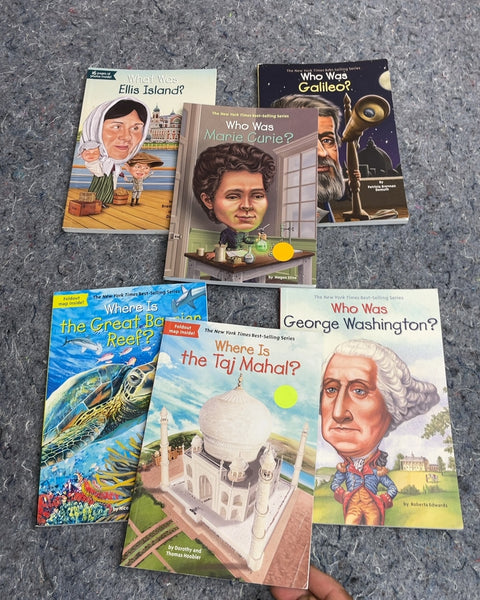 Who Was Series Books, Set of 6