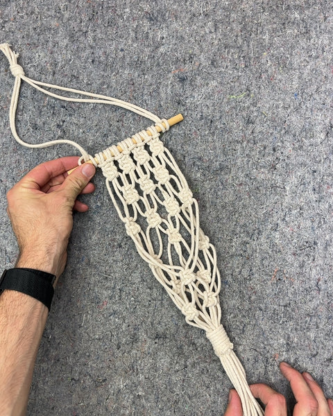 Macrame Plant Hanger, H15"