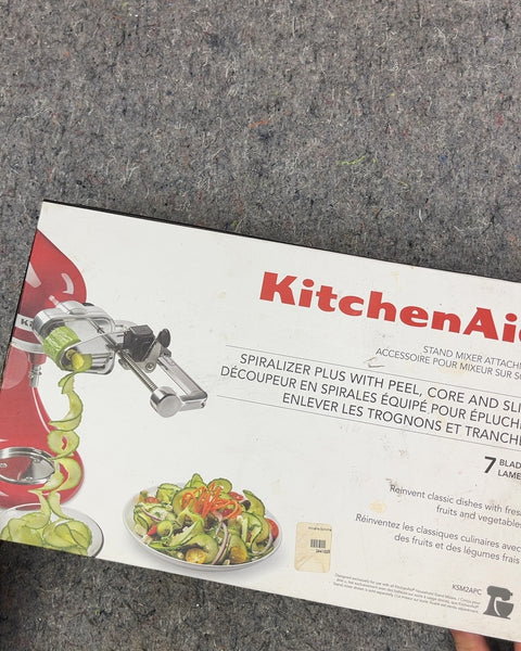 KitchenAid 7 Blade Spiralizer Plus with Peel, Core & Slice For Stand Mixer