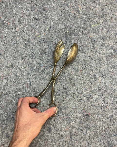 Vintage Serving Tongs