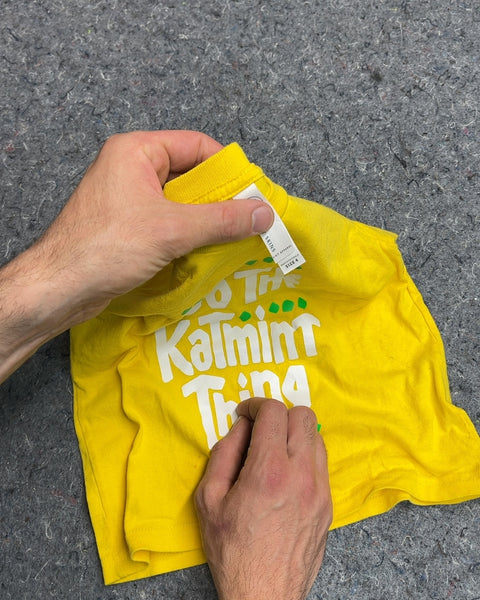 Yellow "Do The Katmint Thing" Kids T-Shirt, Size 4