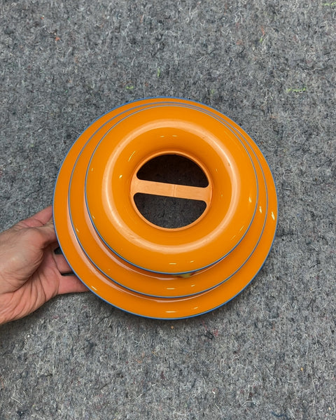 Orange Cat Toy Tower with Balls