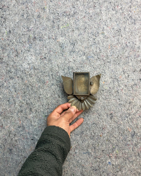 Vintage Metal Candle Holder