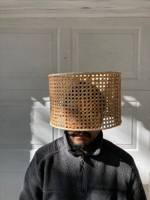 Rattan Lamp Shade, 13”