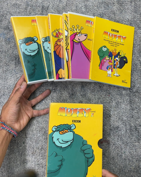 BBC Muzzy Story Book & Vocabulary Builder Mandarin Chinese Levels I & II DVD Set